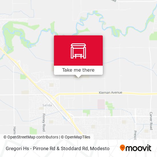 Gregori Hs - Pirrone Rd & Stoddard Rd map