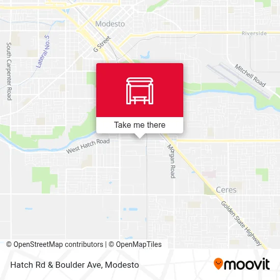 Hatch Rd & Boulder Ave map