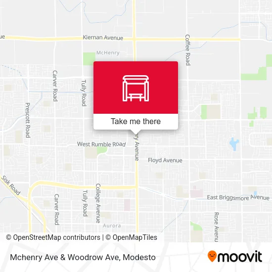 Mapa de Mchenry Ave & Woodrow Ave