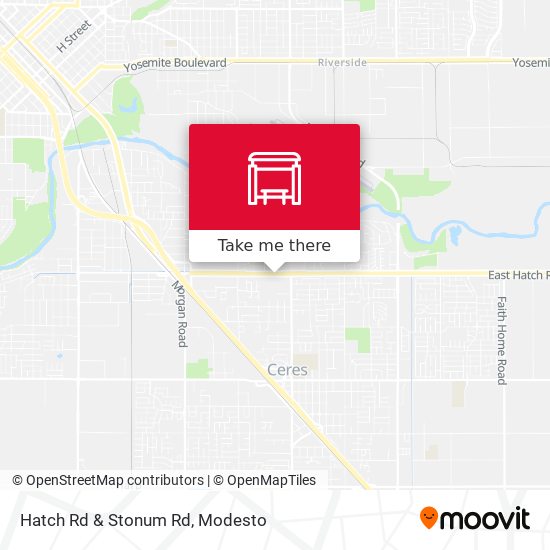 Hatch Rd & Stonum Rd map