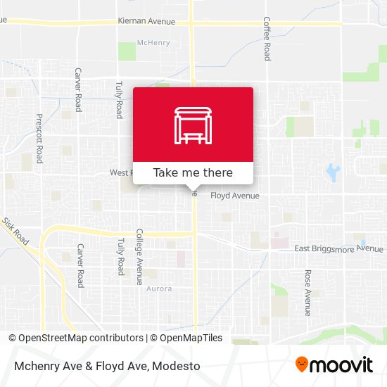 Mchenry Ave & Floyd Ave map