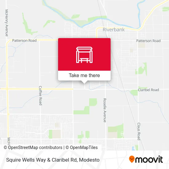 Mapa de Squire Wells Way & Claribel Rd