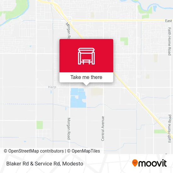 Mapa de Blaker Rd & Service Rd
