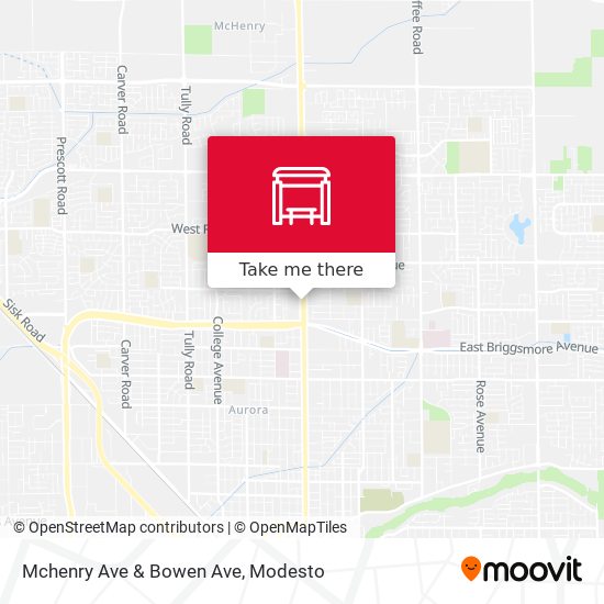 Mchenry Ave & Bowen Ave map