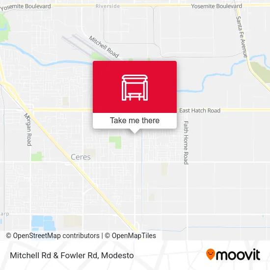 Mapa de Mitchell Rd & Fowler Rd