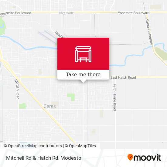 Mitchell Rd & Hatch Rd map