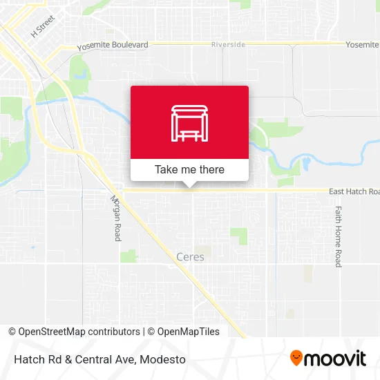 Mapa de Hatch Rd & Central Ave