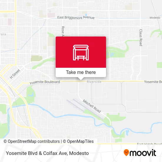 Mapa de Yosemite Blvd & Colfax Ave