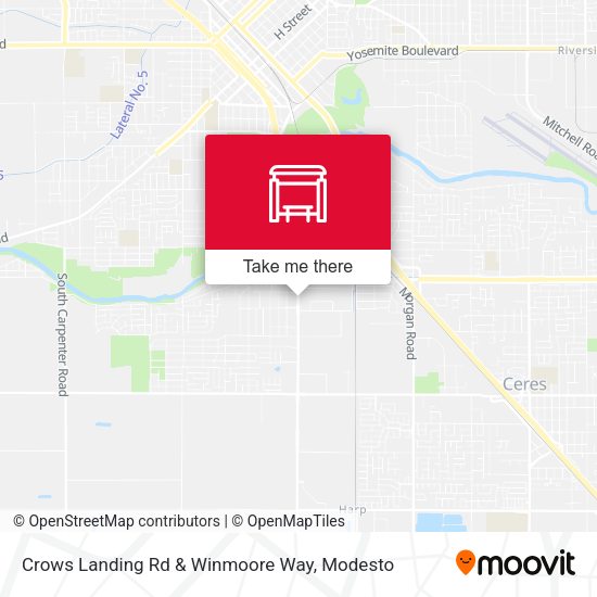 Crows Landing Rd & Winmoore Way map