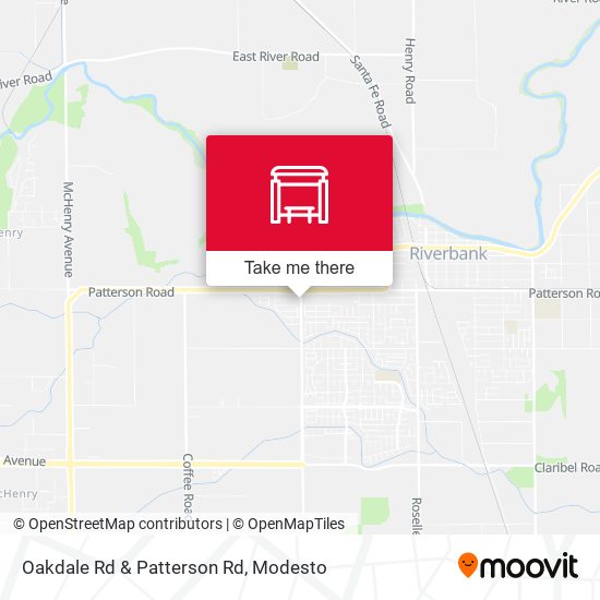 Oakdale Rd & Patterson Rd map