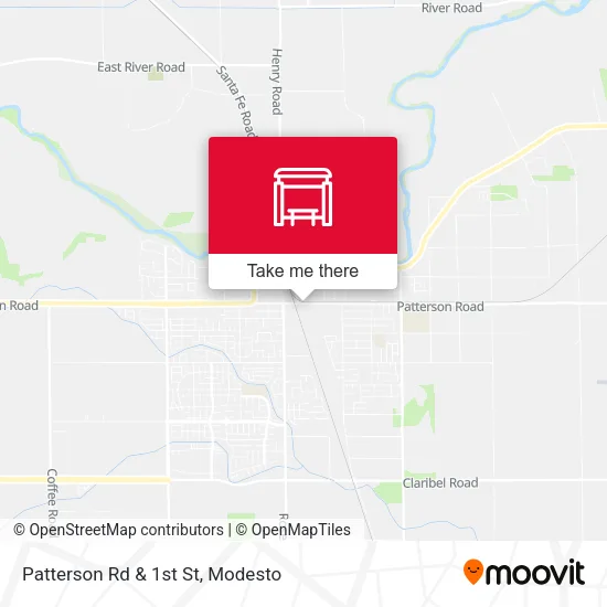 Mapa de Patterson Rd & 1st St