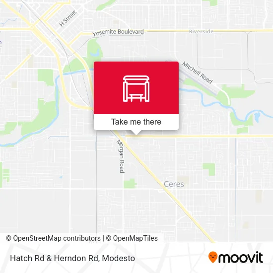 Mapa de Hatch Rd & Herndon Rd