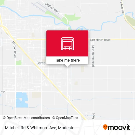 Mapa de Mitchell Rd & Whitmore Ave