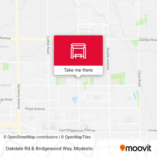 Mapa de Oakdale Rd & Bridgewood Way