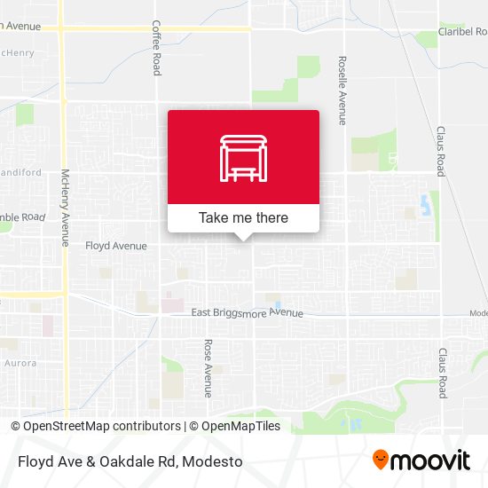 Floyd Ave & Oakdale Rd map