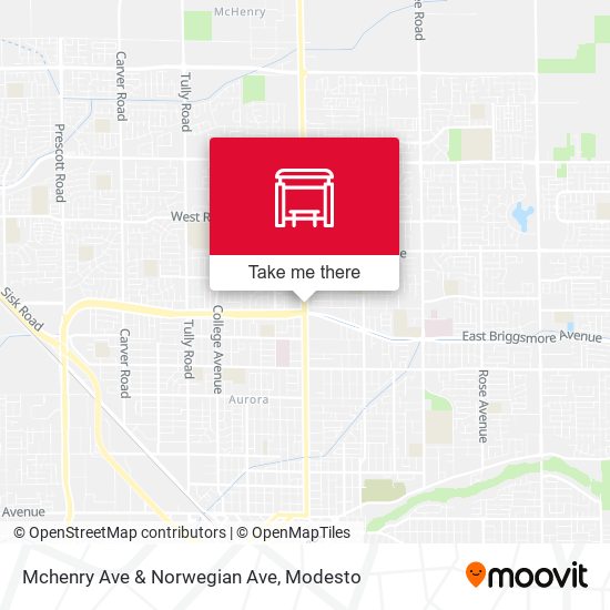 Mchenry Ave & Norwegian Ave map