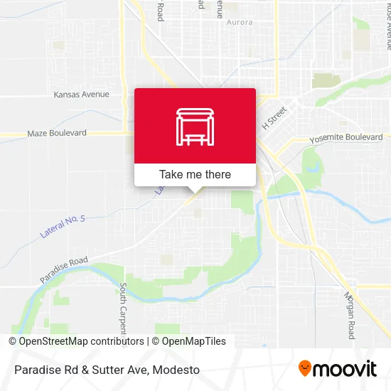 Mapa de Paradise Rd & Sutter Ave