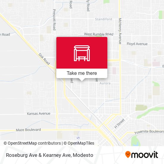 Mapa de Roseburg Ave & Kearney Ave