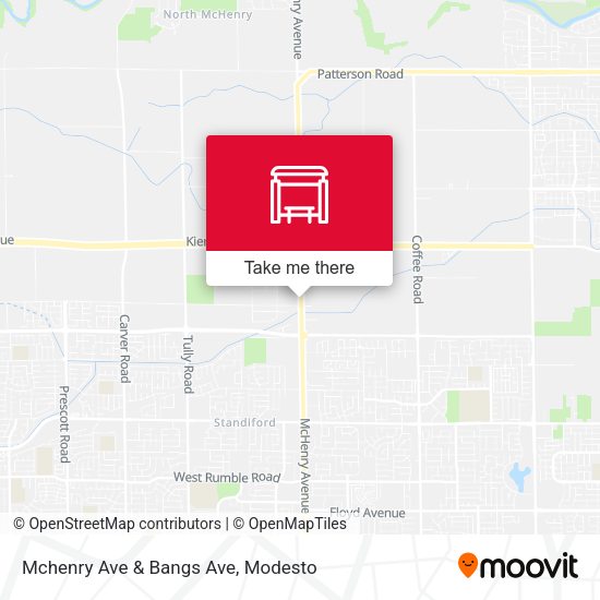 Mapa de Mchenry Ave & Bangs Ave