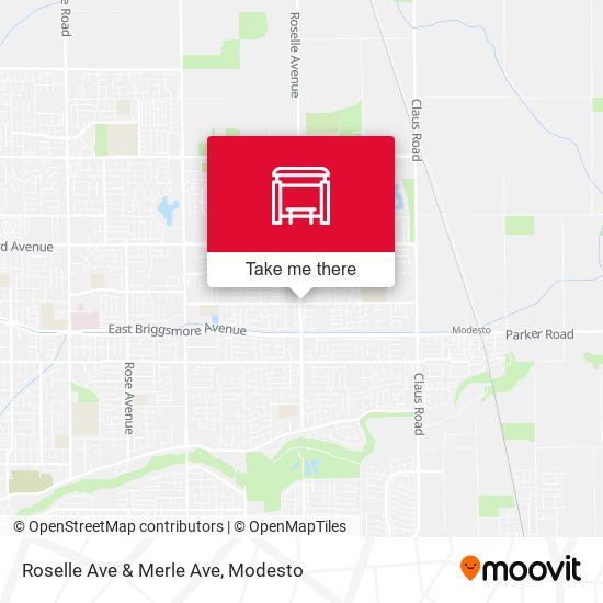 Roselle Ave & Merle Ave map