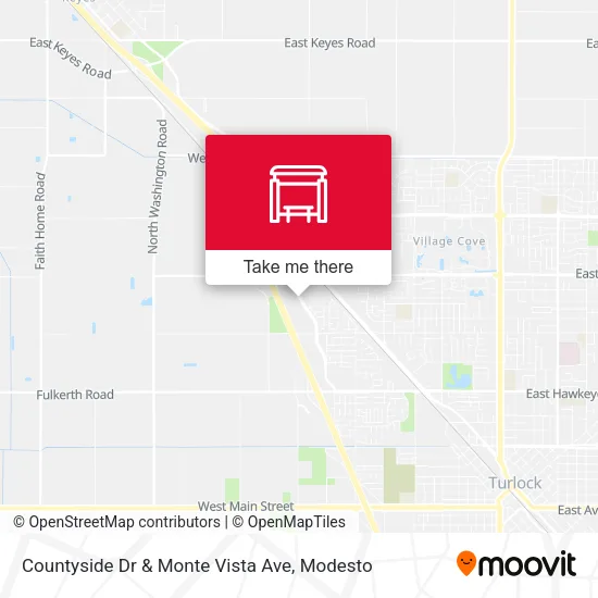 Mapa de Countyside Dr & Monte Vista Ave