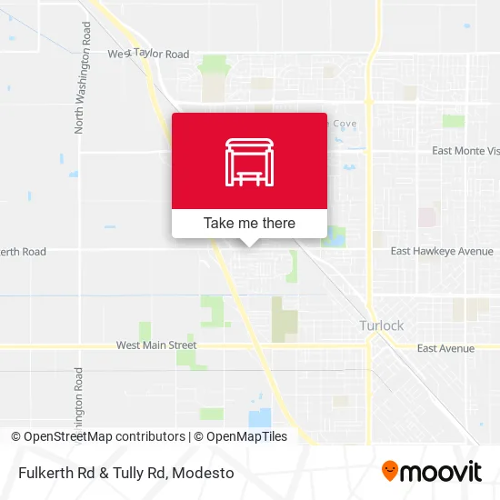 Mapa de Fulkerth Rd & Tully Rd