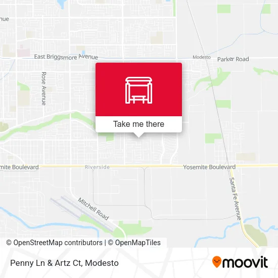 Mapa de Penny Ln & Artz Ct