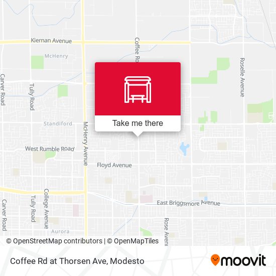 Coffee Rd at Thorsen Ave map