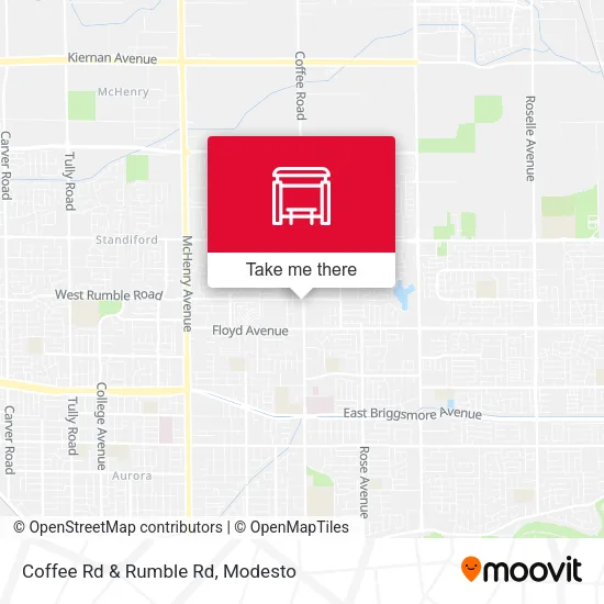 Mapa de Coffee Rd & Rumble Rd