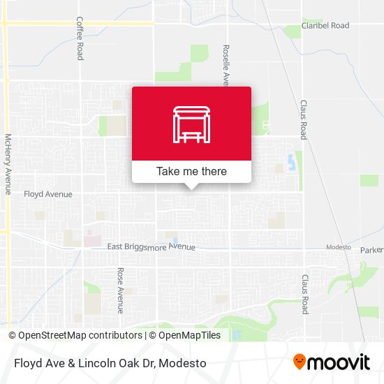 Floyd Ave & Lincoln Oak Dr map