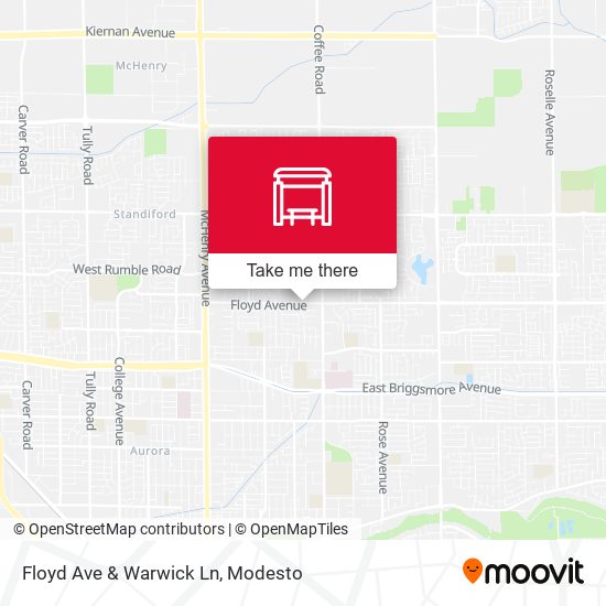 Mapa de Floyd Ave & Warwick Ln