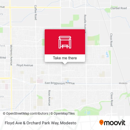 Floyd Ave & Orchard Park Way map