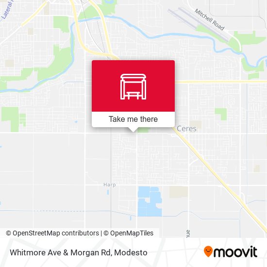 Whitmore Ave & Morgan Rd map