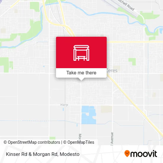 Mapa de Kinser Rd & Morgan Rd