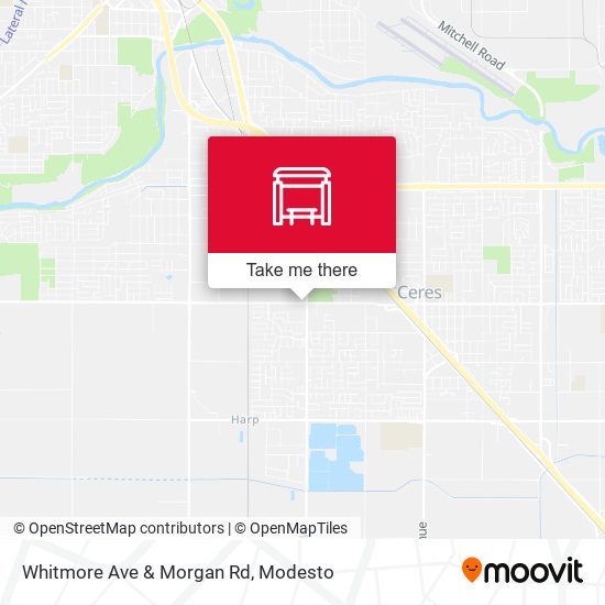 Whitmore Ave & Morgan Rd map