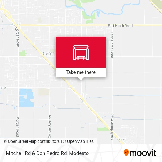 Mapa de Mitchell Rd & Don Pedro Rd