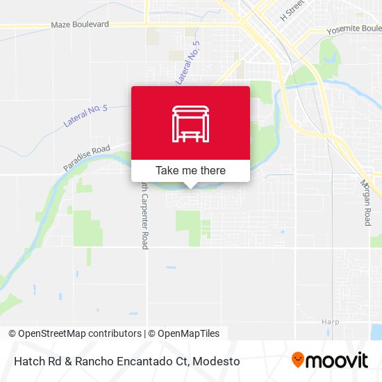 Hatch Rd & Rancho Encantado Ct map