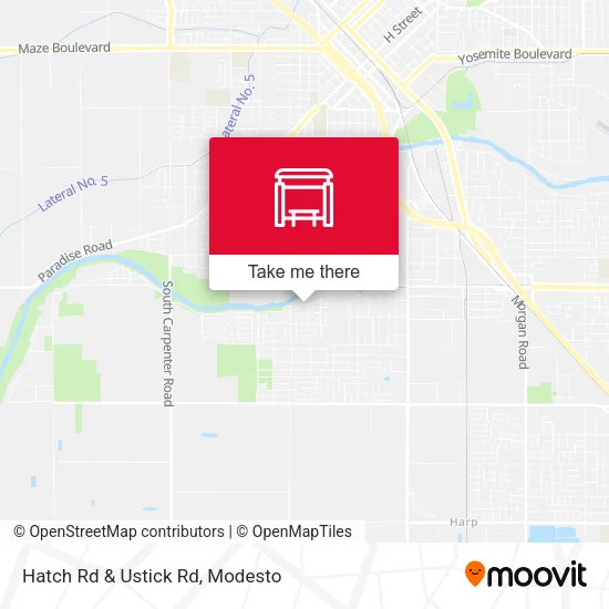 Hatch Rd & Ustick Rd map