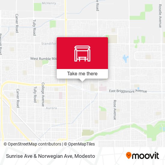 Mapa de Sunrise Ave & Norwegian Ave