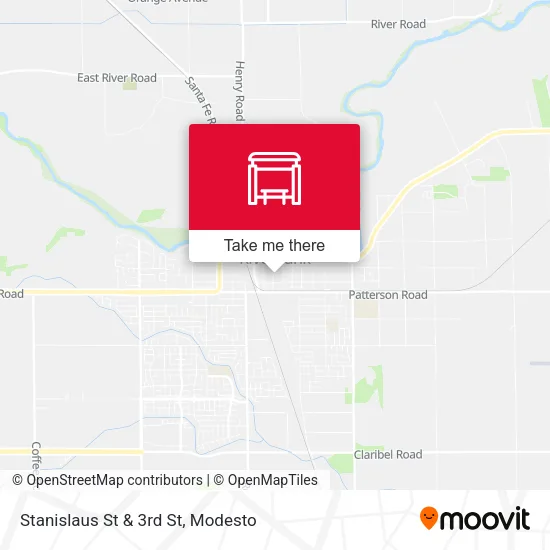 Mapa de Stanislaus St & 3rd St
