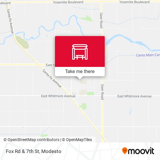 Fox Rd & 7th St map