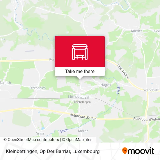 Kleinbettingen, Op Der Barriär map
