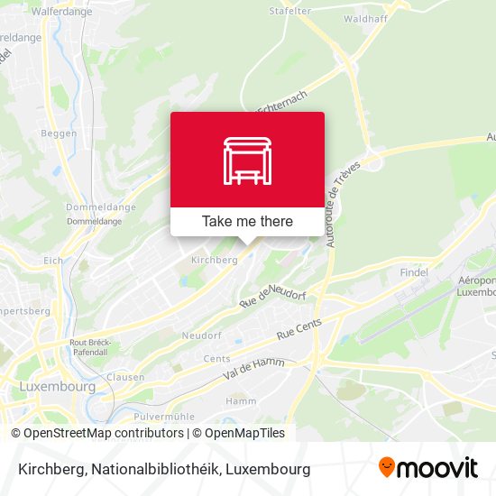 Kirchberg, Nationalbibliothéik map