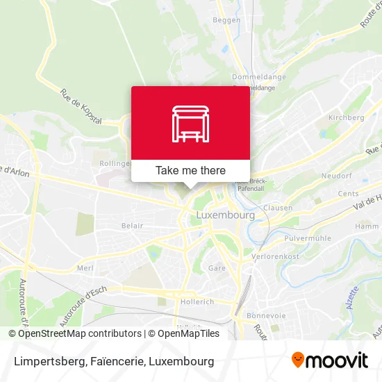 Limpertsberg, Faïencerie Karte