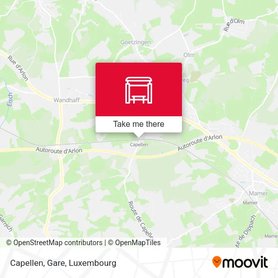 Capellen, Gare map