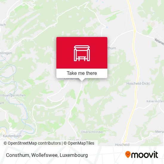Consthum, Wollefswee map