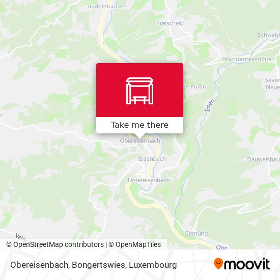Obereisenbach, Bongertswies map