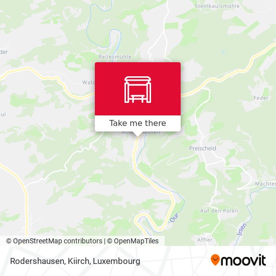 Rodershausen, Kiirch Karte