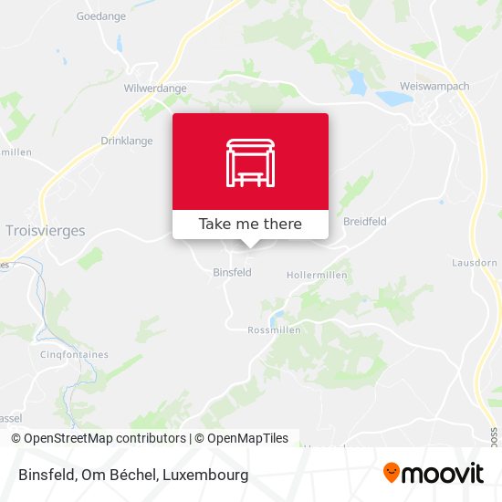 Binsfeld, Om Béchel map