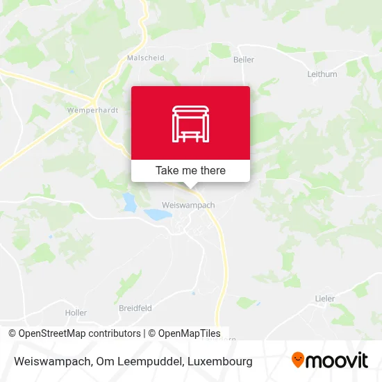 Weiswampach, Om Leempuddel map